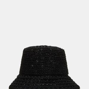 BREEZY STRAW HAT BLACK