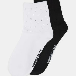 ICED SOCKS WHITE/BLACK
